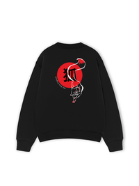 Áo Sweater Nỉ Hai Da Japan Spirit Kitsune