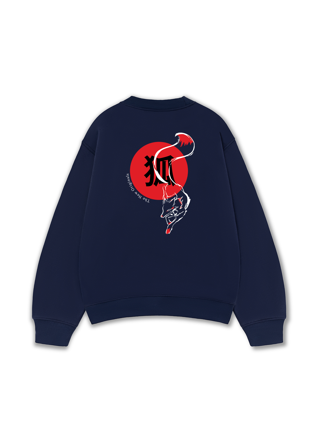 Áo Sweater Nỉ Hai Da Japan Spirit Kitsune