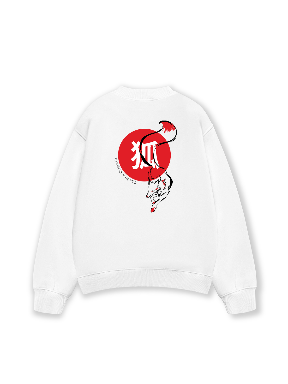 Áo Sweater Nỉ Hai Da Japan Spirit Kitsune