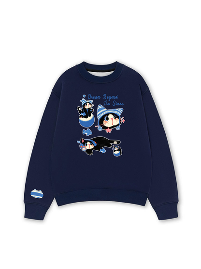 Áo Sweater Nỉ Hai Da Animal Mood Dream Beyond The Star