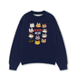 Áo Sweater Nỉ Hai Da Animal Mood No Meow No Life