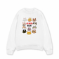 Áo Sweater Nỉ Hai Da Animal Mood No Meow No Life
