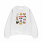 Áo Sweater Nỉ Hai Da Animal Mood No Meow No Life