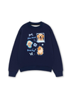 Áo Sweater Nỉ Hai Da Daily Cuties Blue Mood Good Pup
