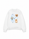 Áo Sweater Nỉ Hai Da Daily Cuties Blue Mood Good Pup