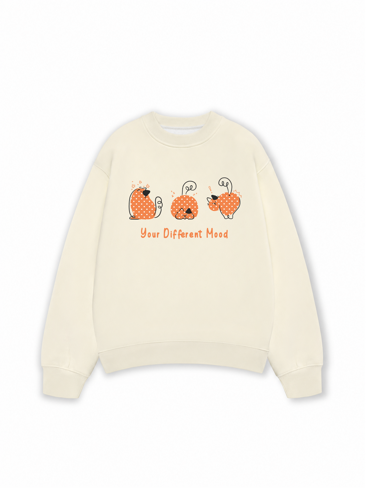 Áo Sweater Nỉ Hai Da Daily Cuties Your Diffirent Mood