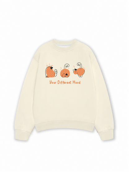 Áo Sweater Nỉ Hai Da Daily Cuties Your Diffirent Mood