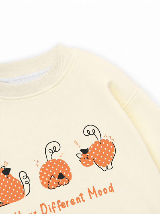 Áo Sweater Nỉ Hai Da Daily Cuties Your Diffirent Mood