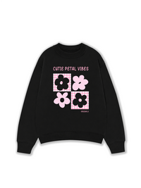 Áo Sweater Nỉ Hai Da Daily Cuties Cutie Petal Vibes