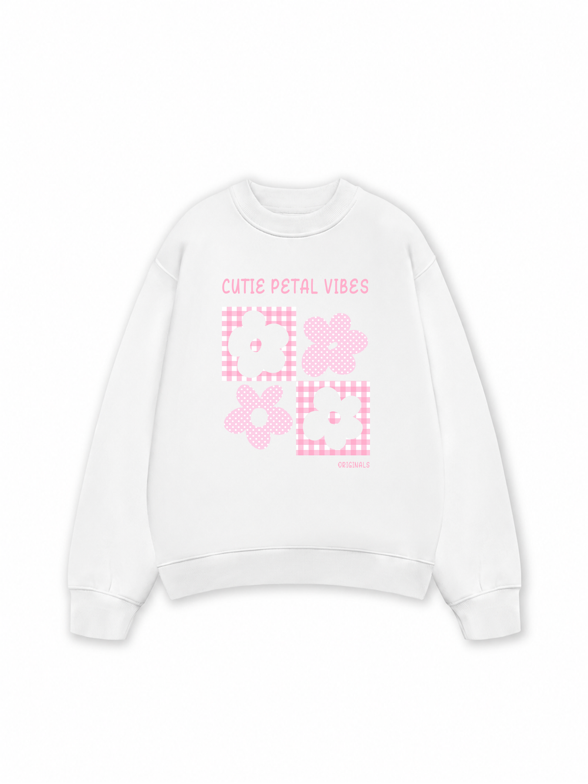 Áo Sweater Nỉ Hai Da Daily Cuties Cutie Petal Vibes