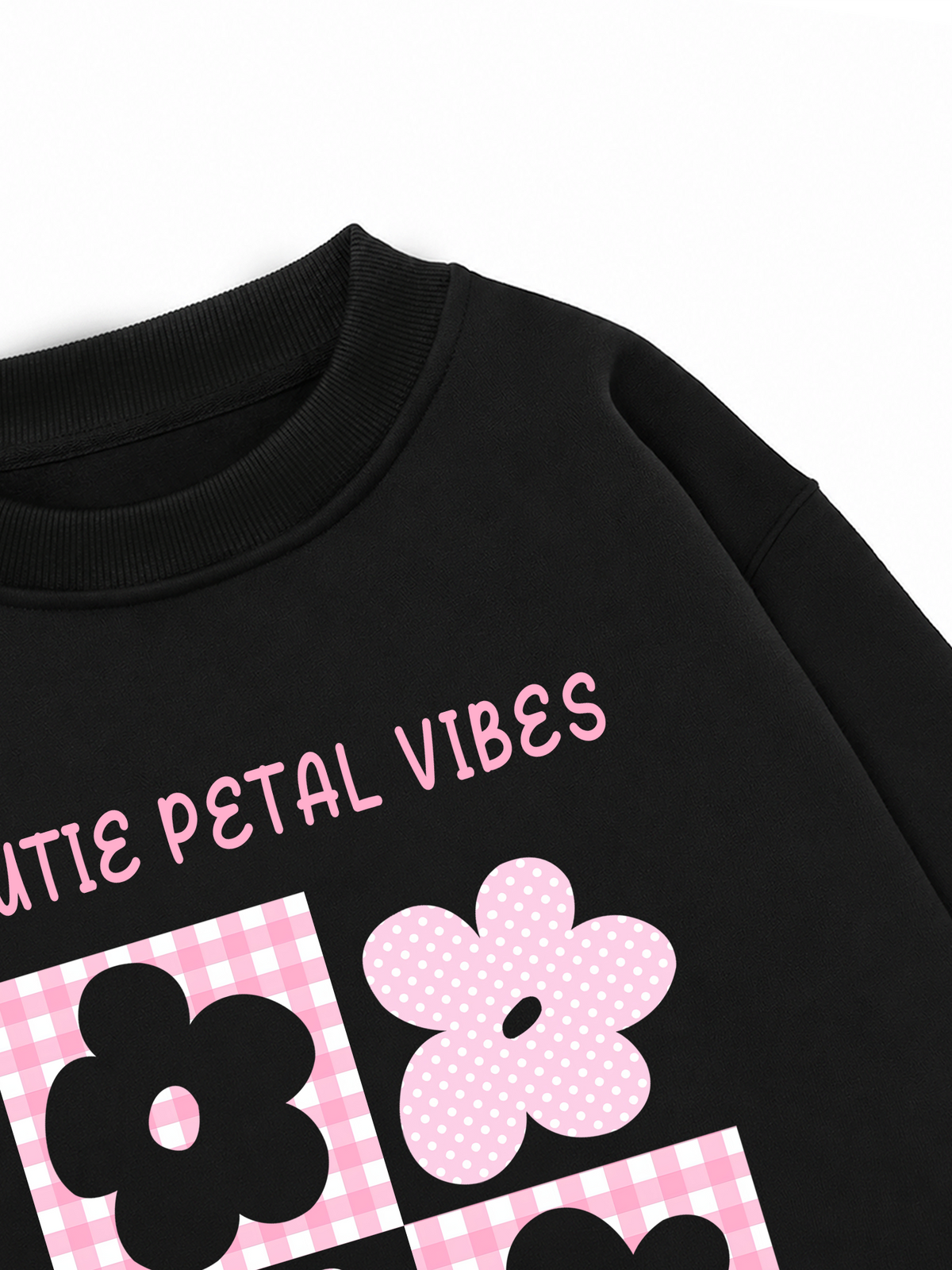 Áo Sweater Nỉ Hai Da Daily Cuties Cutie Petal Vibes
