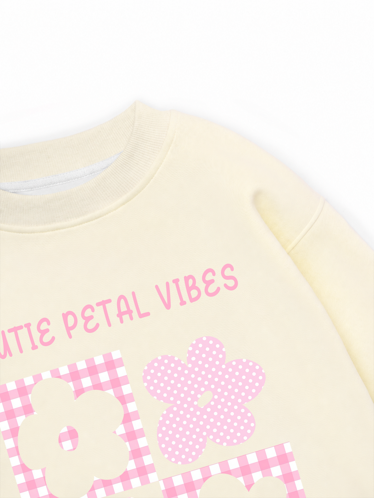Áo Sweater Nỉ Hai Da Daily Cuties Cutie Petal Vibes