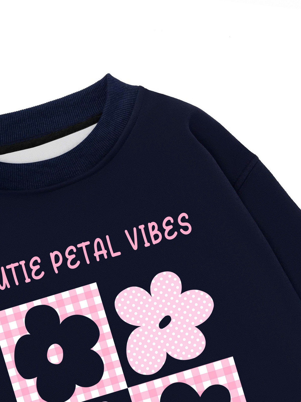 Áo Sweater Nỉ Hai Da Daily Cuties Cutie Petal Vibes