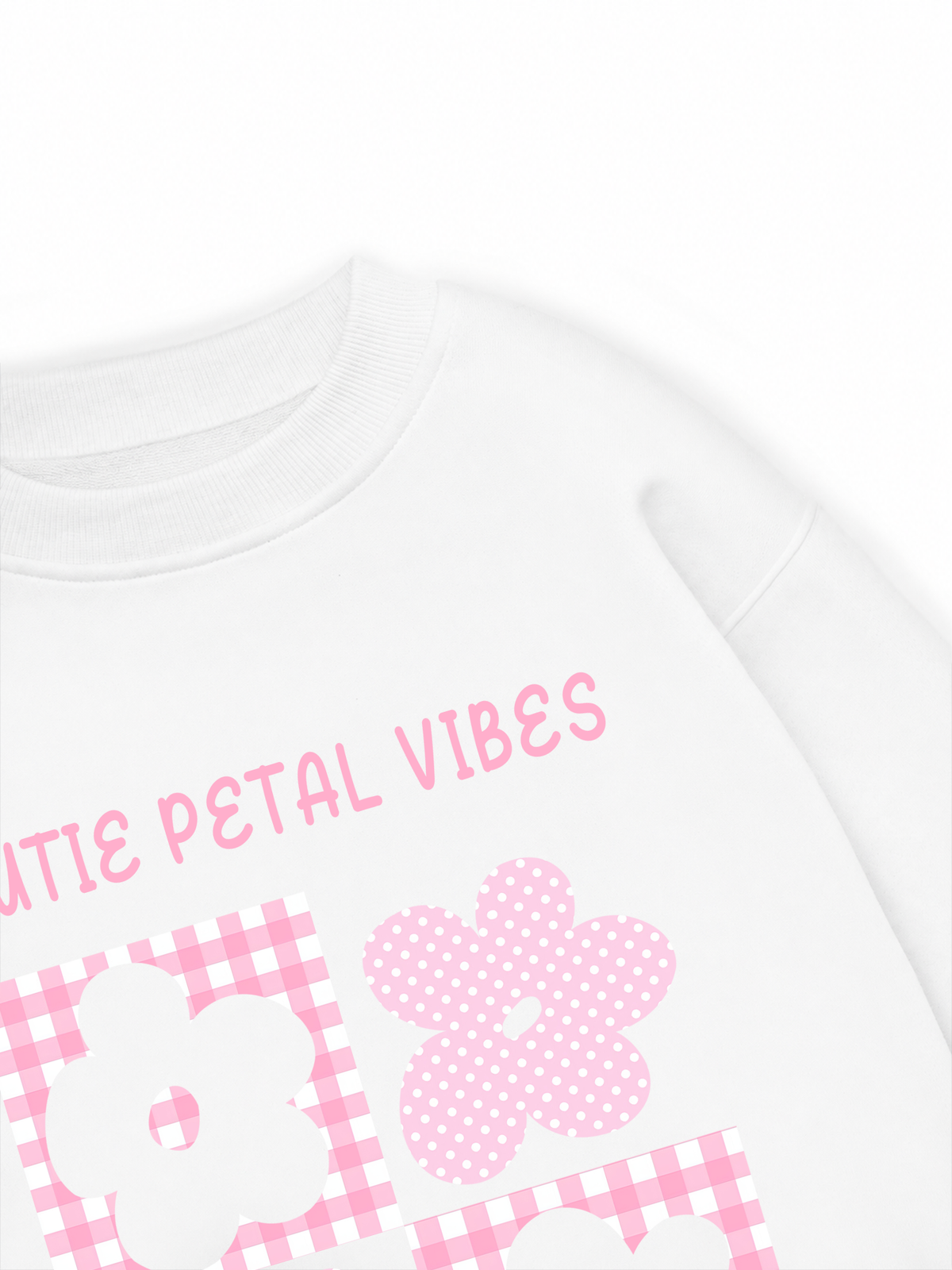 Áo Sweater Nỉ Hai Da Daily Cuties Cutie Petal Vibes