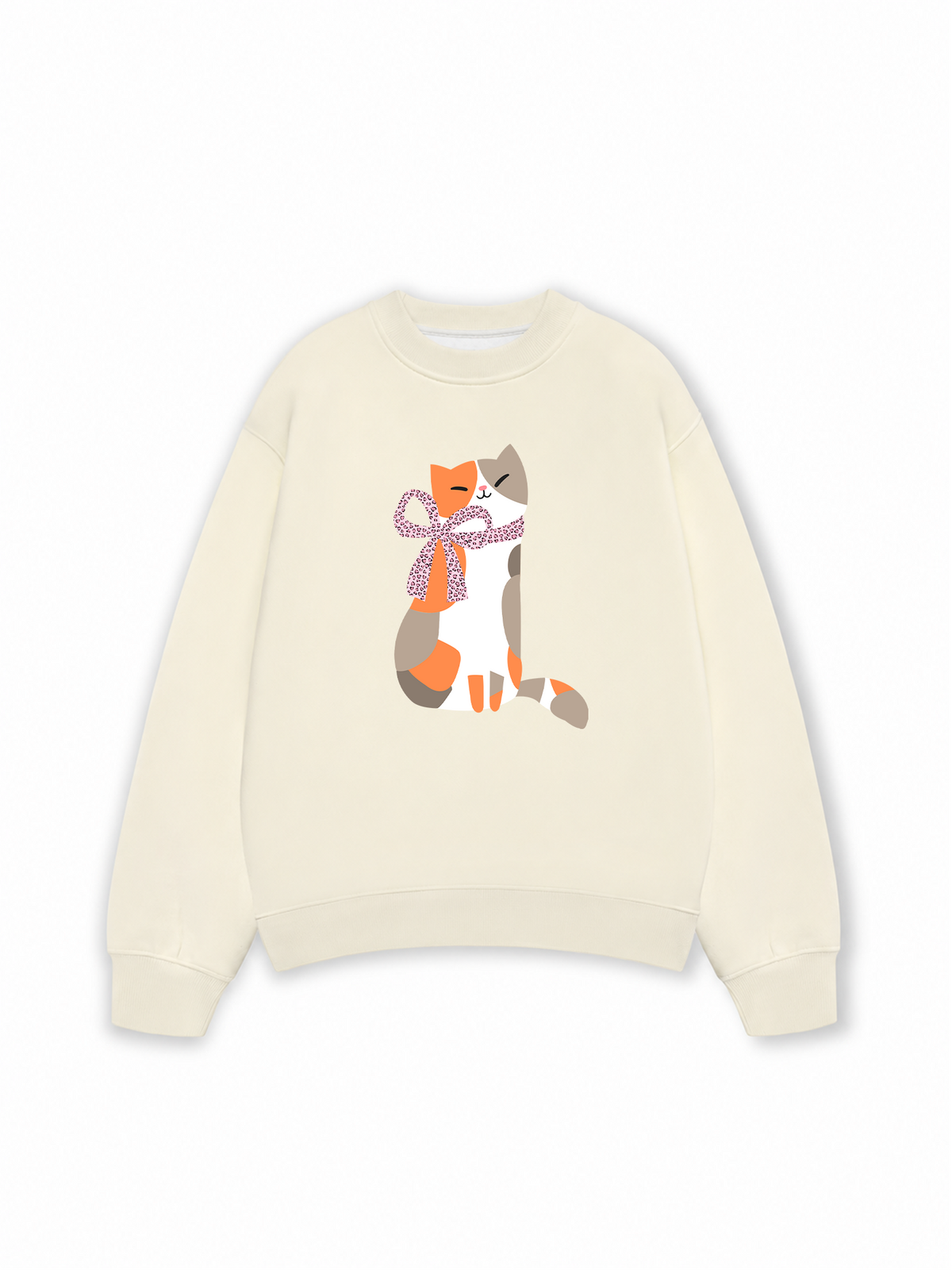Áo Sweater Nỉ Hai Da Daily Cuties Meow & Bow