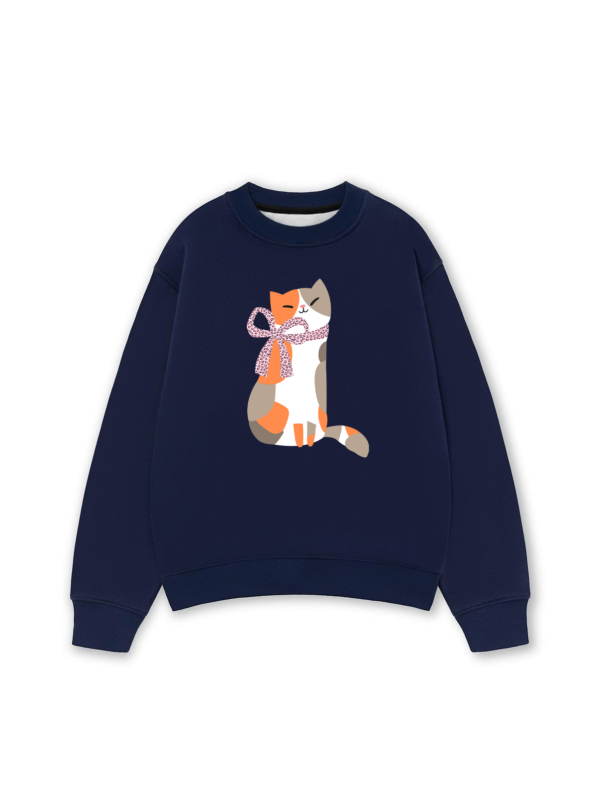 Áo Sweater Nỉ Hai Da Daily Cuties Meow & Bow