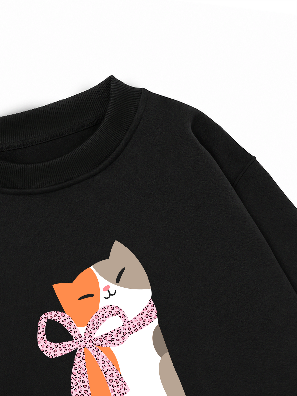 Áo Sweater Nỉ Hai Da Daily Cuties Meow & Bow