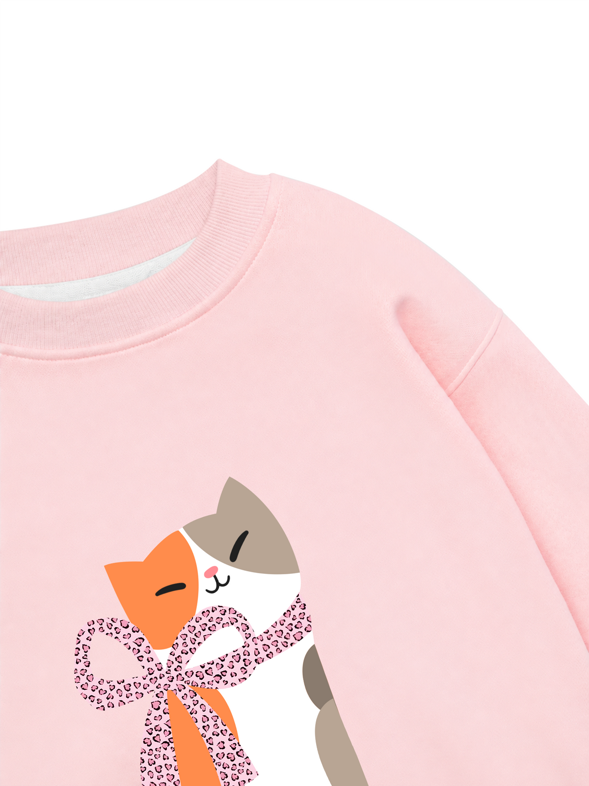 Áo Sweater Nỉ Hai Da Daily Cuties Meow & Bow