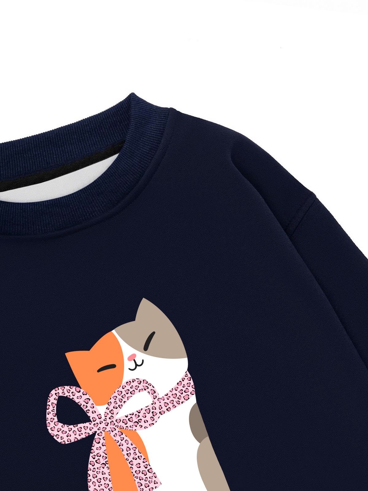 Áo Sweater Nỉ Hai Da Daily Cuties Meow & Bow