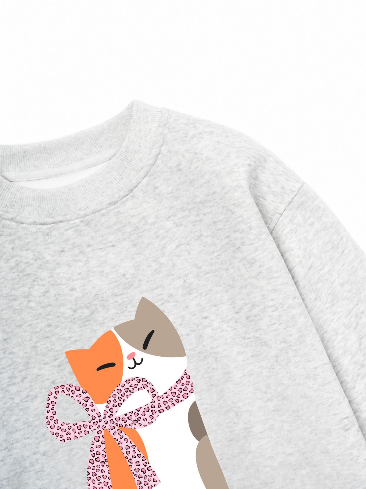 Áo Sweater Nỉ Hai Da Daily Cuties Meow & Bow