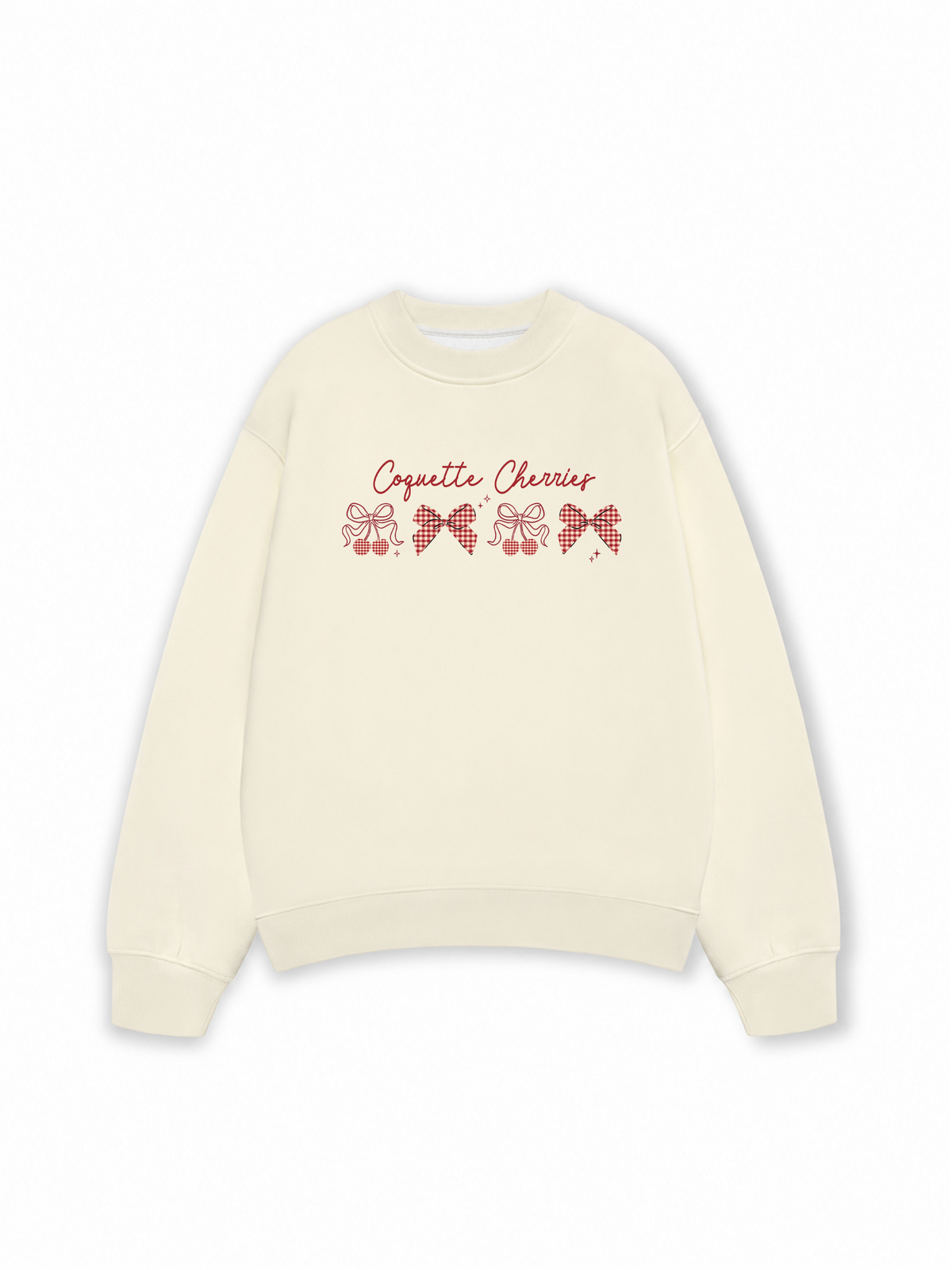 Áo Sweater Nỉ Hai Da Daily Cuties Coquette Cherries