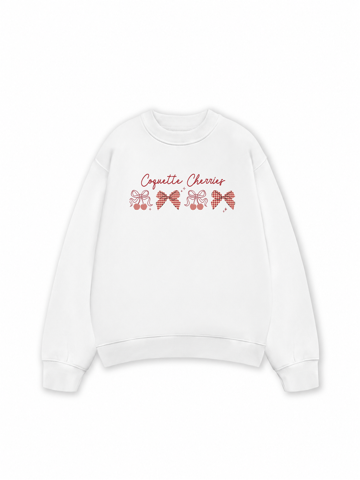 Áo Sweater Nỉ Hai Da Daily Cuties Coquette Cherries
