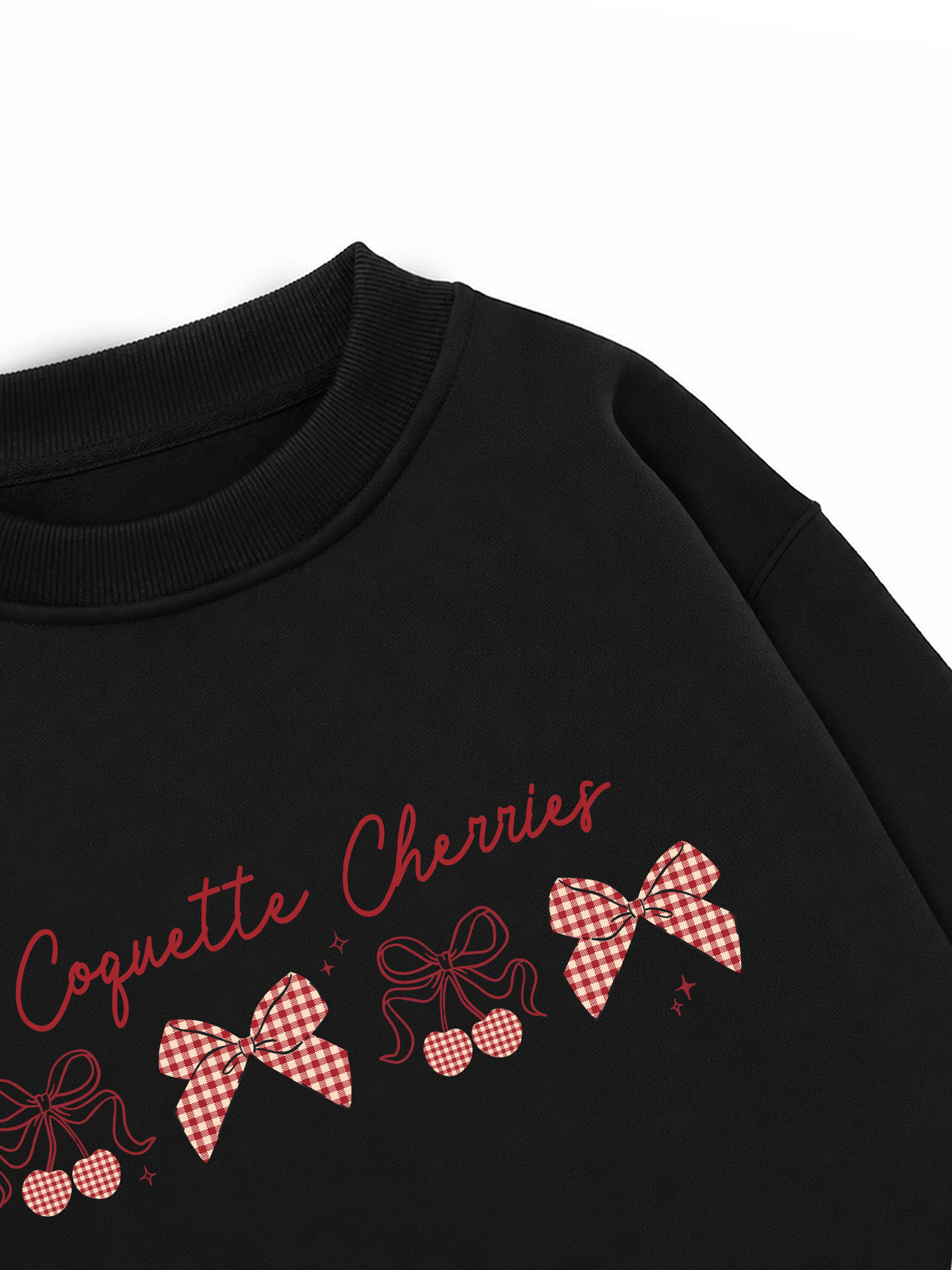 Áo Sweater Nỉ Hai Da Daily Cuties Coquette Cherries