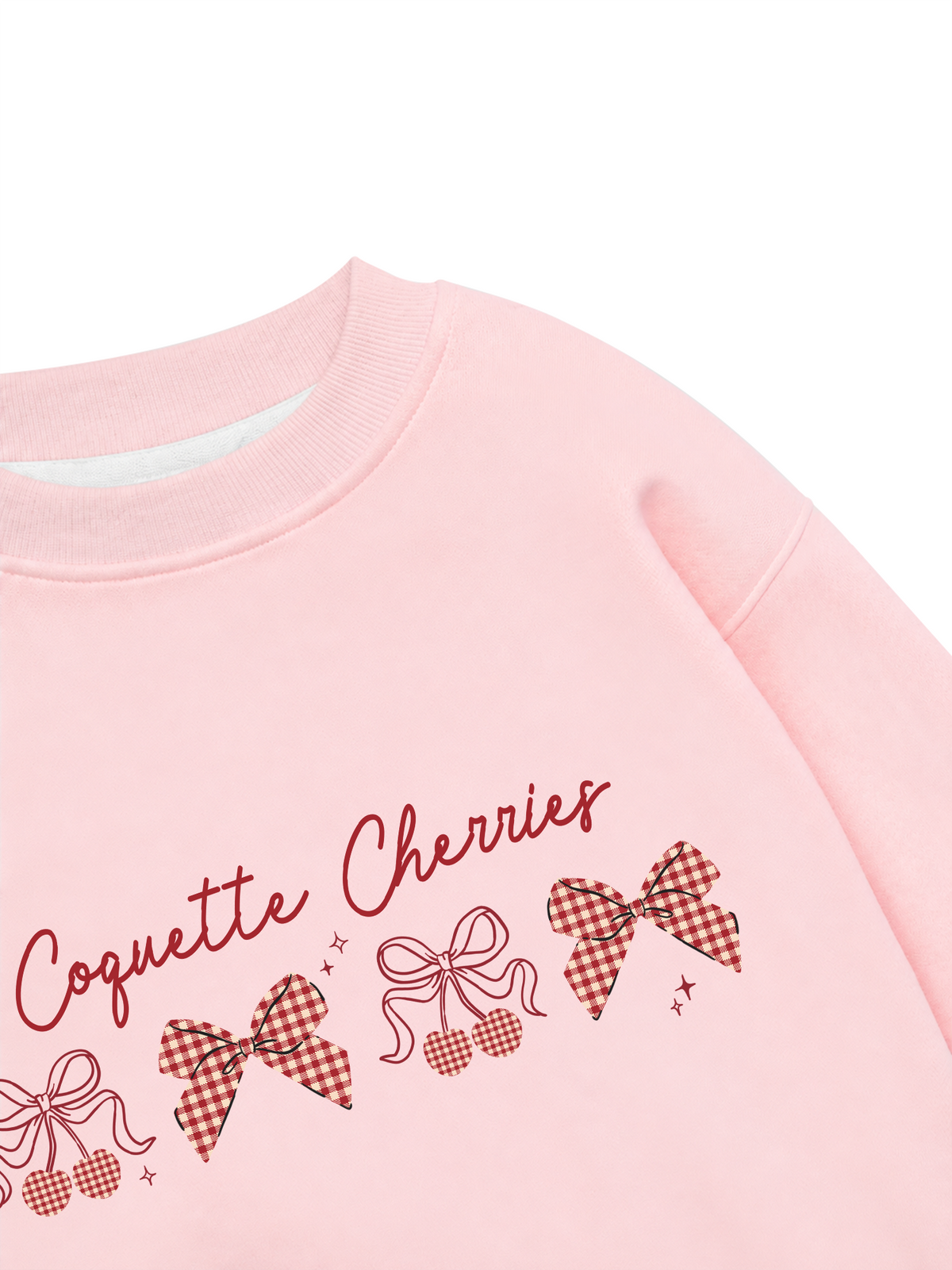Áo Sweater Nỉ Hai Da Daily Cuties Coquette Cherries