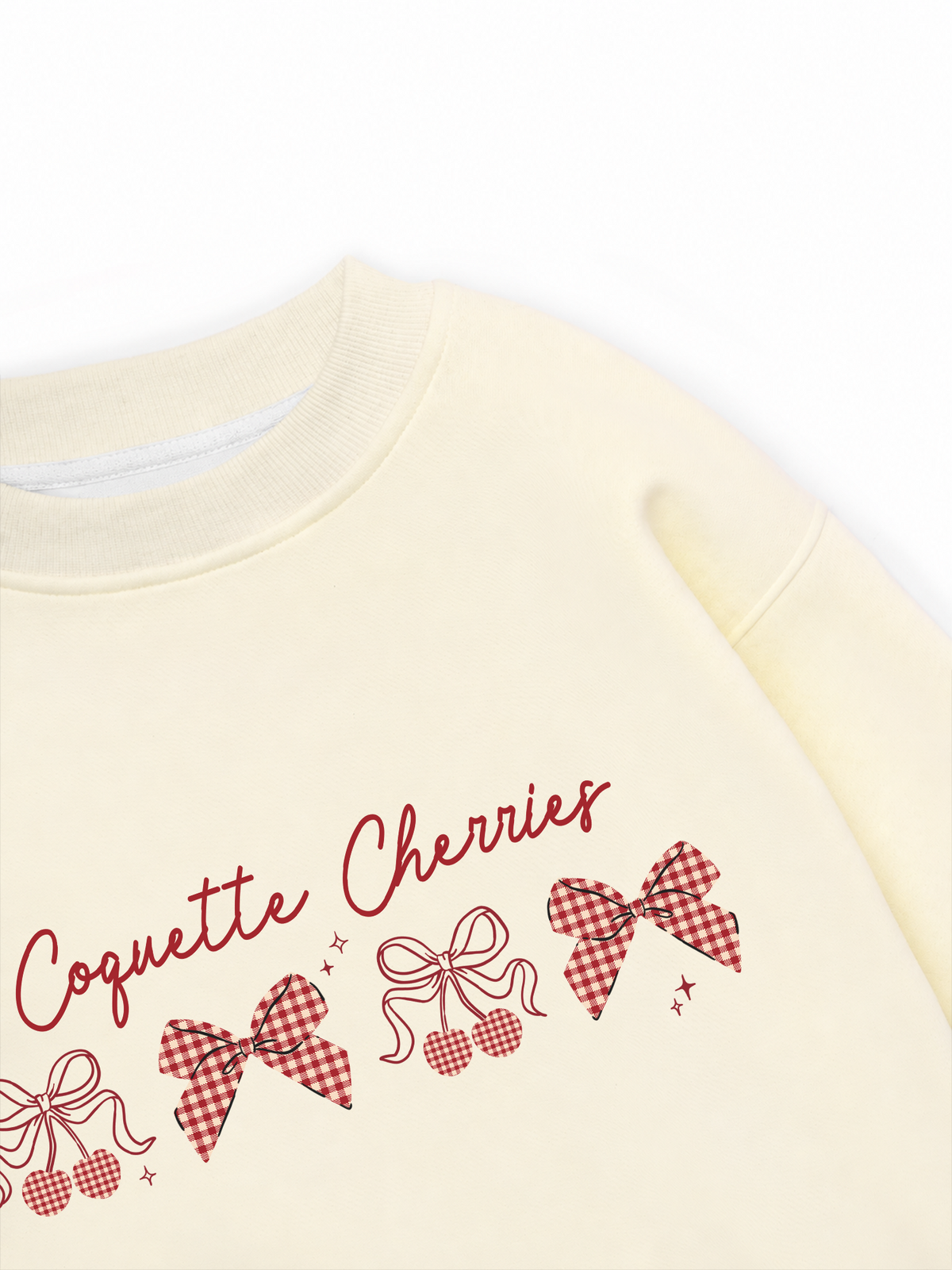 Áo Sweater Nỉ Hai Da Daily Cuties Coquette Cherries