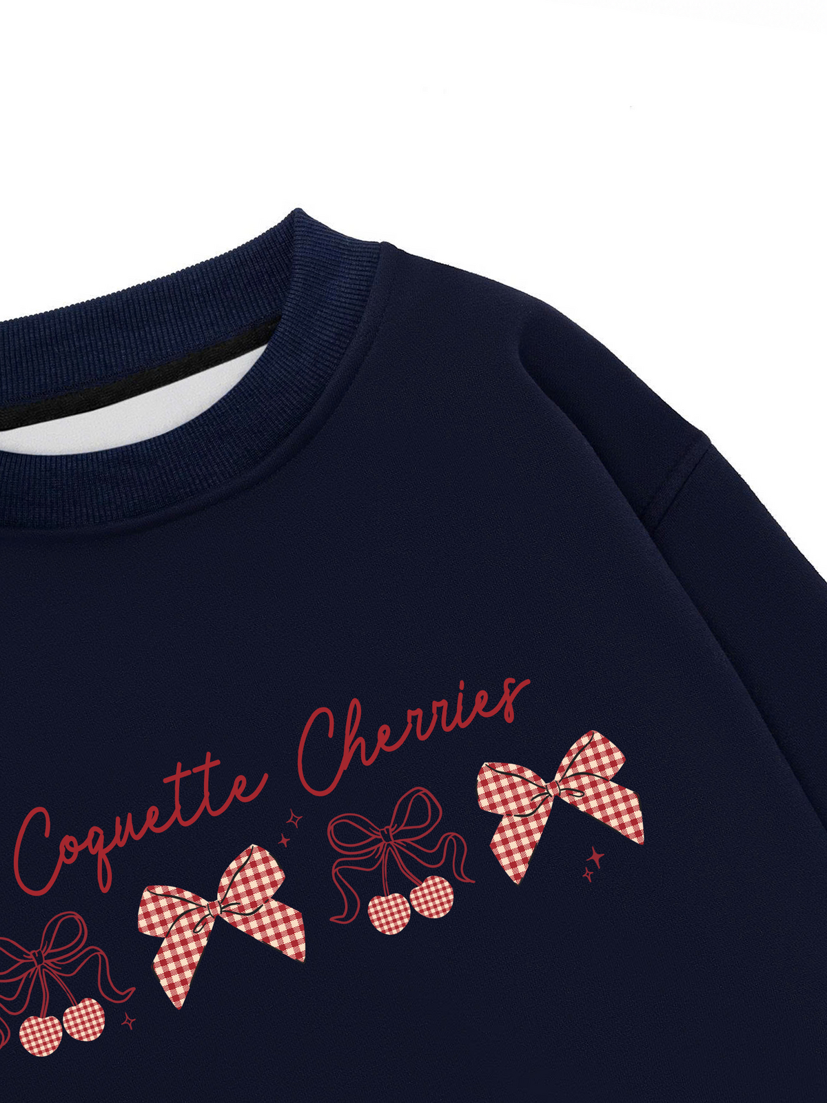 Áo Sweater Nỉ Hai Da Daily Cuties Coquette Cherries