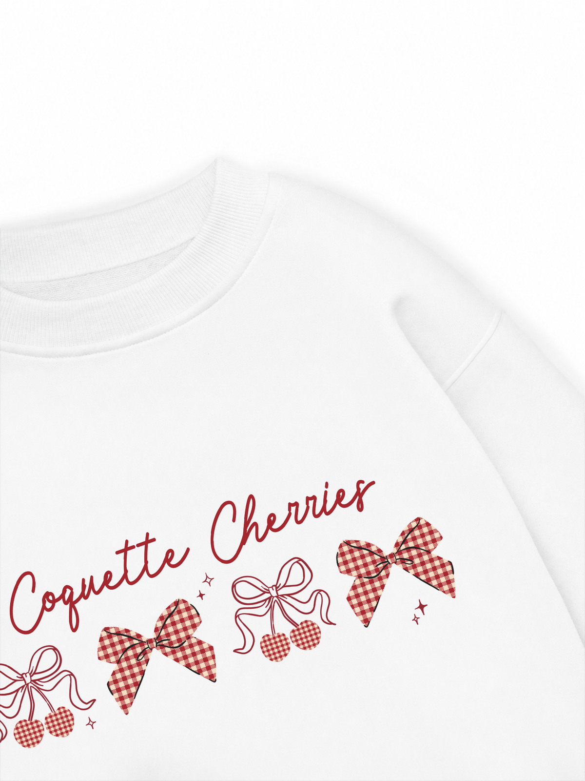 Áo Sweater Nỉ Hai Da Daily Cuties Coquette Cherries