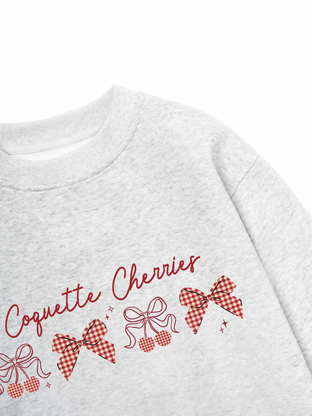 Áo Sweater Nỉ Hai Da Daily Cuties Coquette Cherries