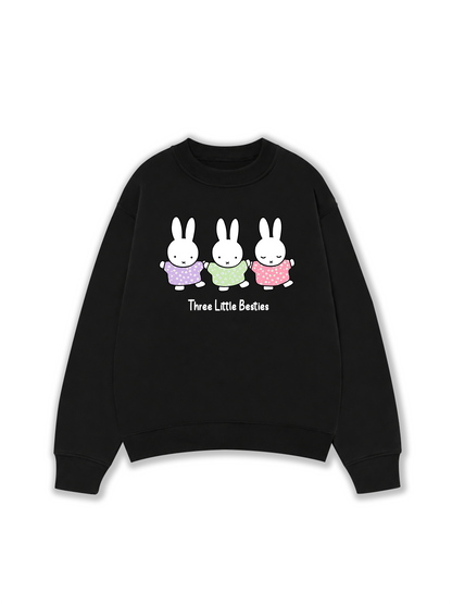 Áo Sweater Nỉ Hai Da Daily Cuties Three Little Besties
