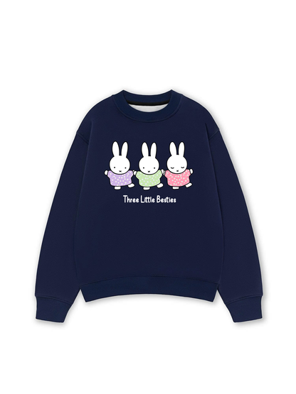 Áo Sweater Nỉ Hai Da Daily Cuties Three Little Besties