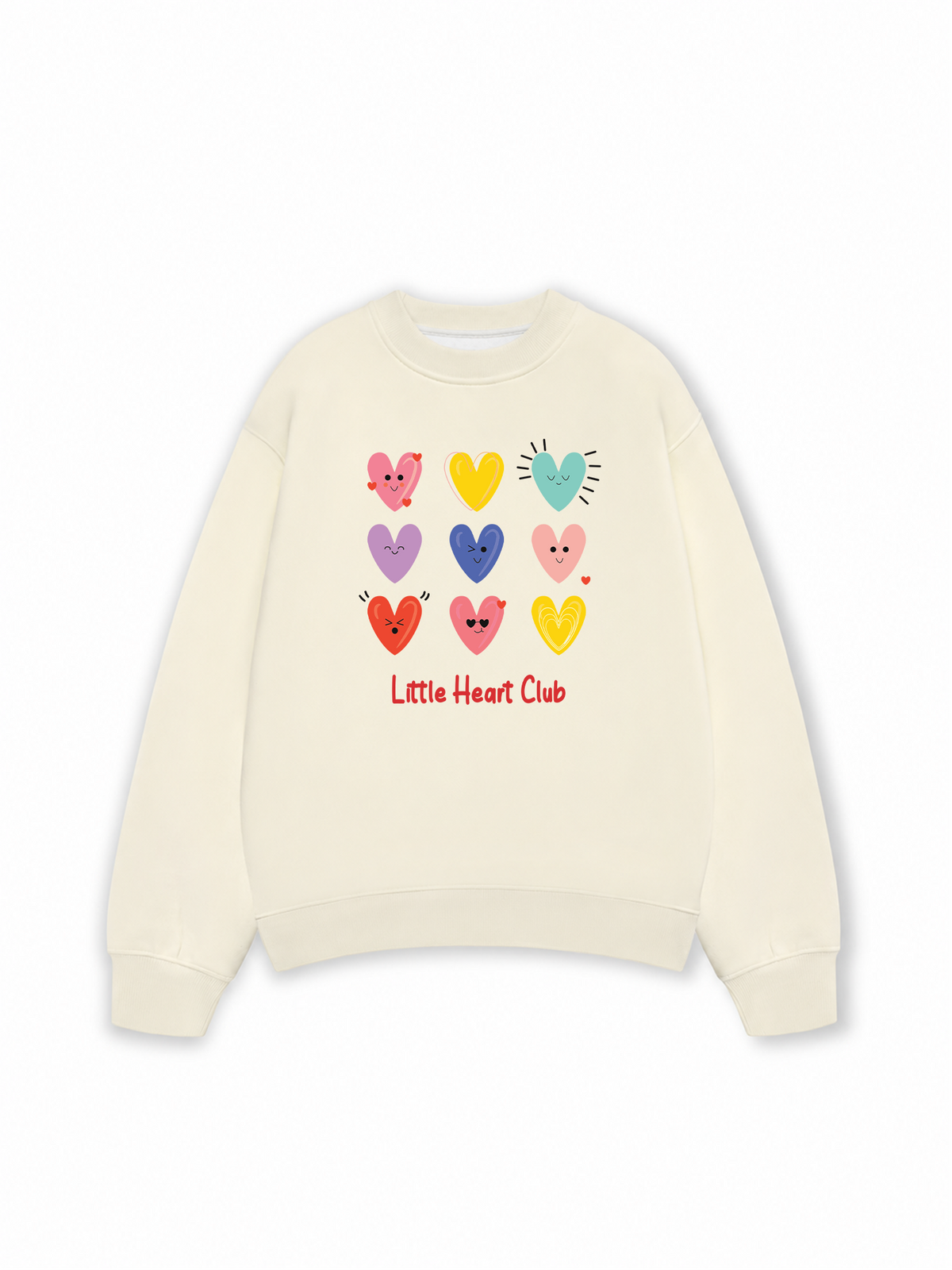 Áo Sweater Nỉ Hai Da Daily Cuties Little Heart Club