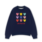 Áo Sweater Nỉ Hai Da Daily Cuties Little Heart Club