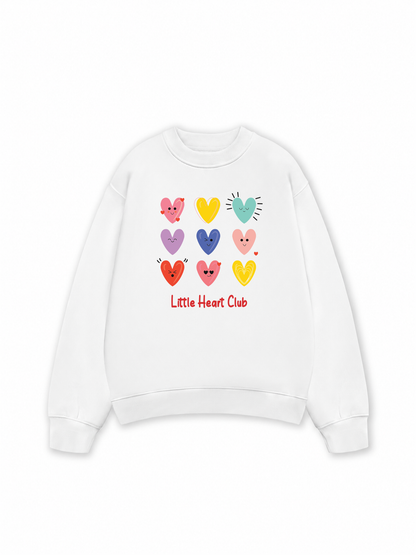 Áo Sweater Nỉ Hai Da Daily Cuties Little Heart Club