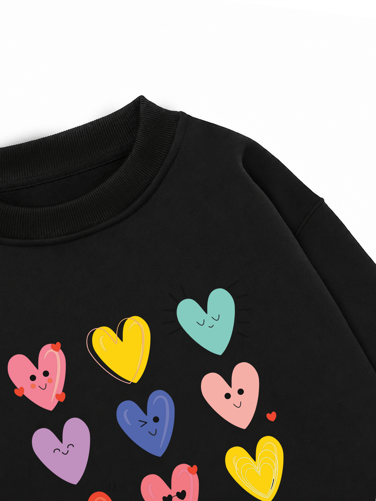 Áo Sweater Nỉ Hai Da Daily Cuties Little Heart Club