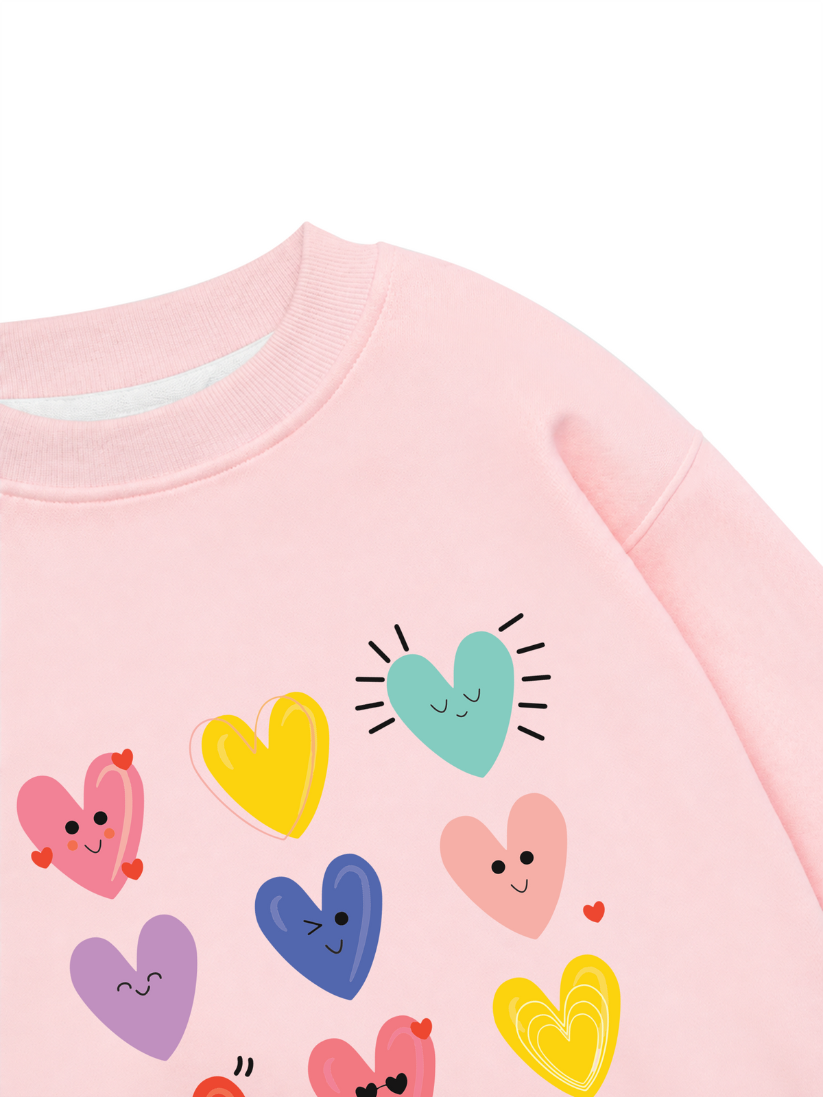 Áo Sweater Nỉ Hai Da Daily Cuties Little Heart Club