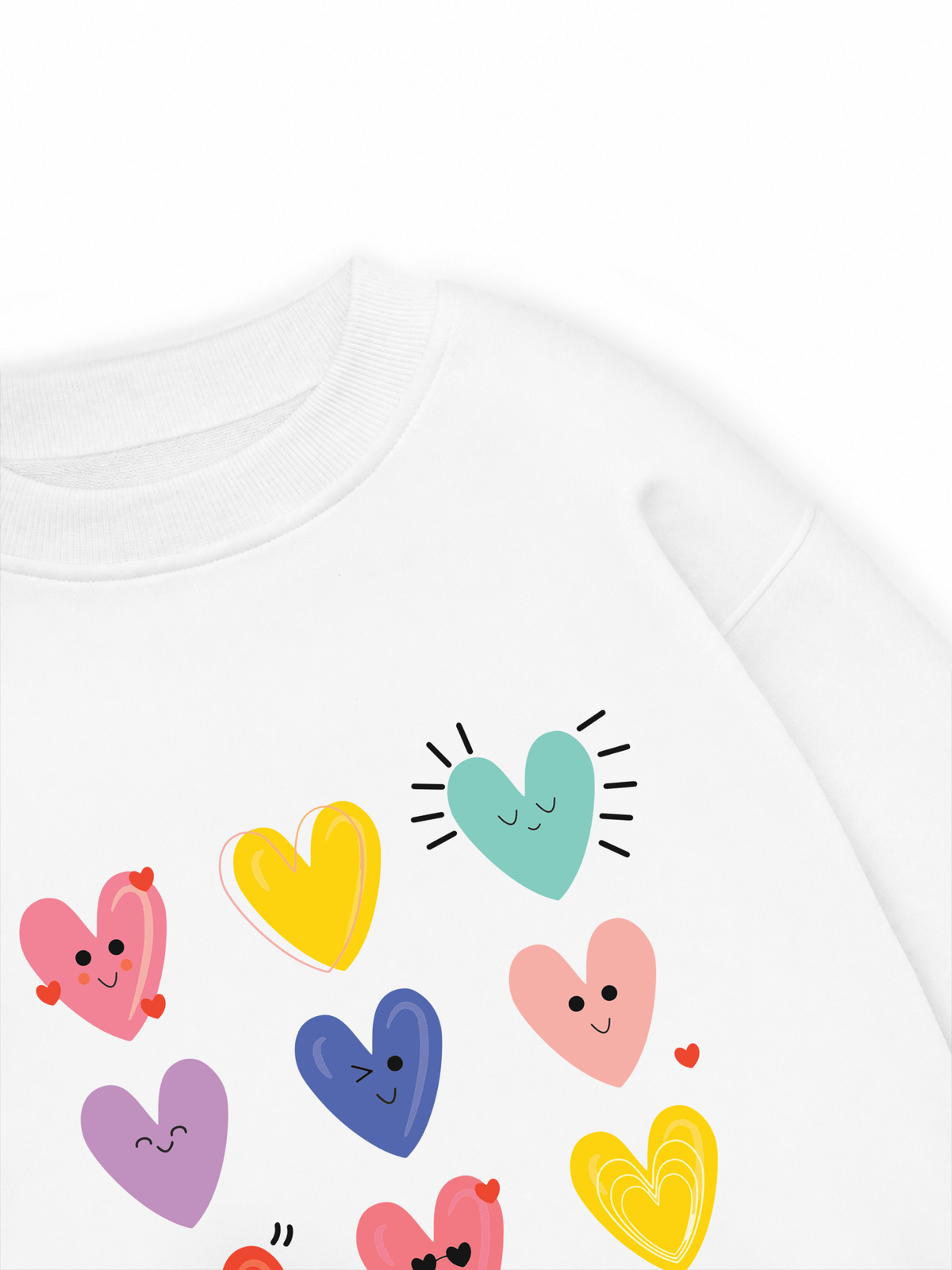 Áo Sweater Nỉ Hai Da Daily Cuties Little Heart Club