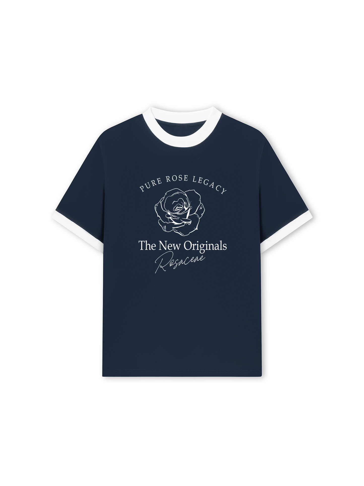 Áo Thun Ringer Relaxed Fit Old Money Pure Rose Legacy