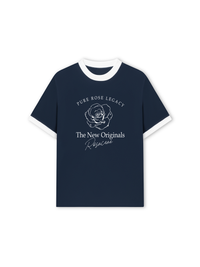 Áo Thun Ringer Relaxed Fit Old Money Pure Rose Legacy