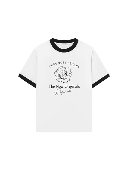 Áo Thun Ringer Relaxed Fit Old Money Pure Rose Legacy