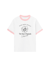 Áo Thun Ringer Relaxed Fit Old Money Pure Rose Legacy