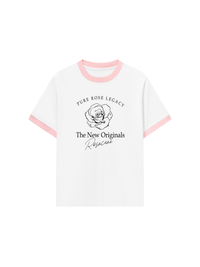 Áo Thun Ringer Relaxed Fit Old Money Pure Rose Legacy