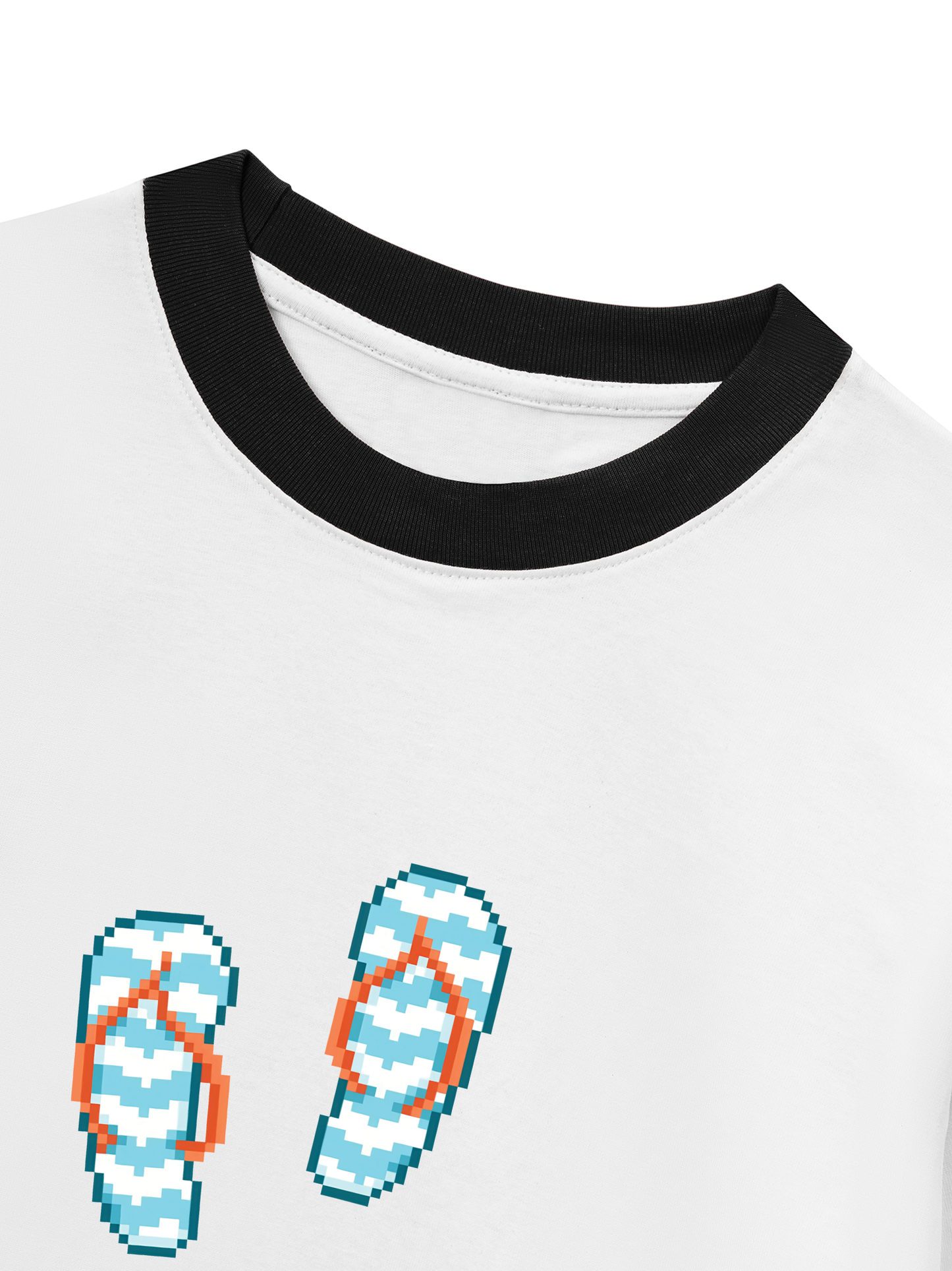 Áo Thun Ringer Relaxed Fit Summer Vibes Let_s Go To The Beach