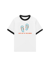 Áo Thun Ringer Relaxed Fit Summer Vibes Let_s Go To The Beach