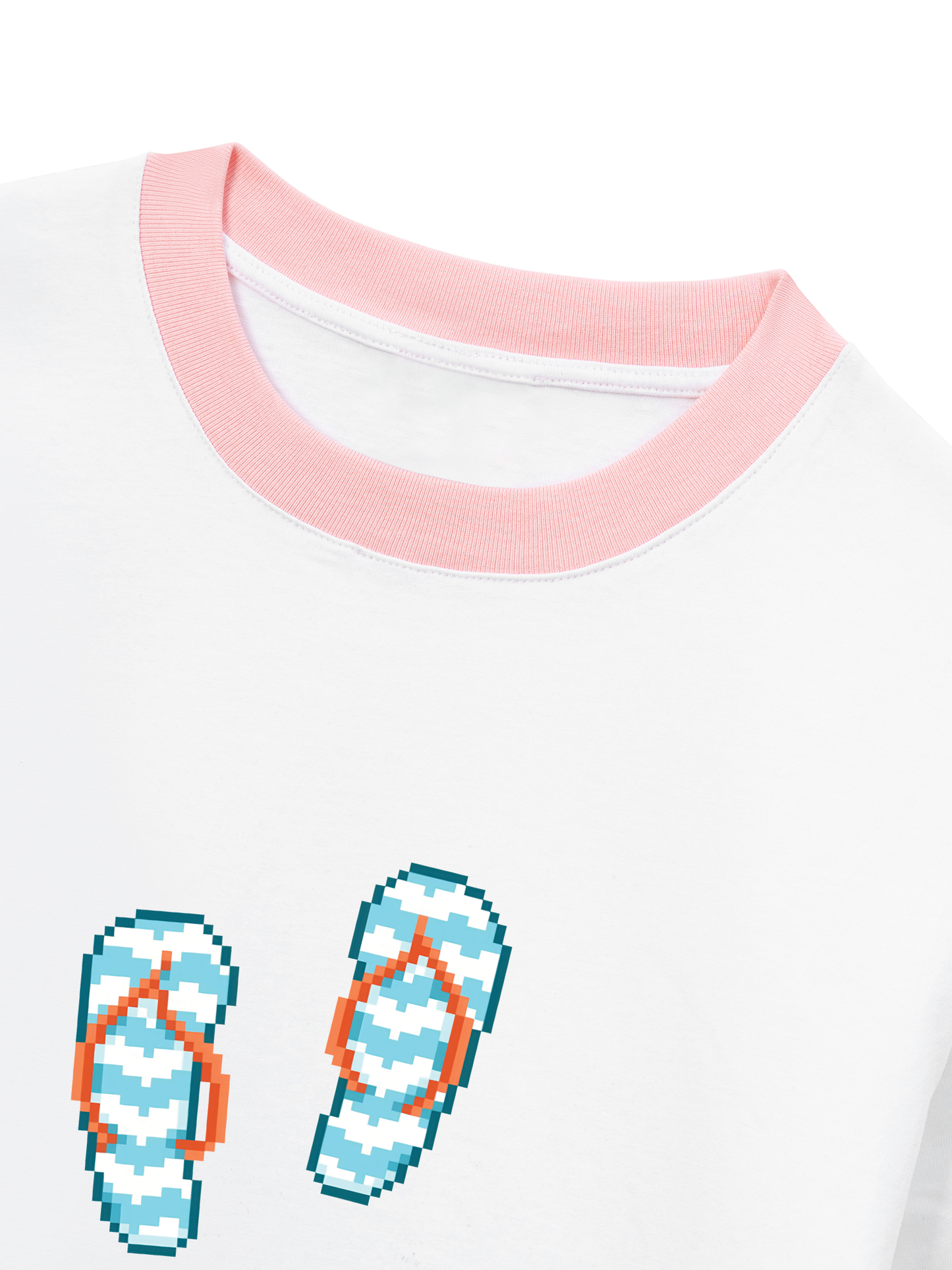 Áo Thun Ringer Relaxed Fit Summer Vibes Let_s Go To The Beach