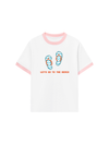 Áo Thun Ringer Relaxed Fit Summer Vibes Let_s Go To The Beach