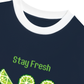 Áo Thun Ringer Relaxed Fit Summer Vibes Stay Fresh Stay Zesty